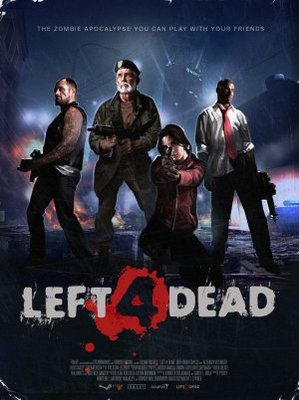 Left for Dead movie poster (2009) canvas poster