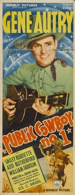 Public Cowboy No. 1 movie poster (1937) metal framed poster