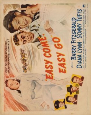 Easy Come, Easy Go movie poster (1947) metal framed poster