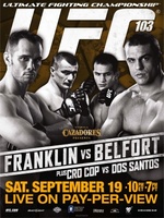 UFC 103: Franklin vs. Belfort movie poster (2009) Mouse Pad MOV_bcbeb9bb