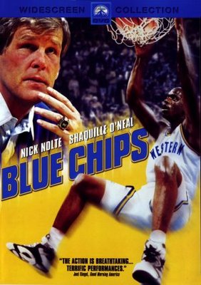 Blue Chips movie poster (1994) canvas poster