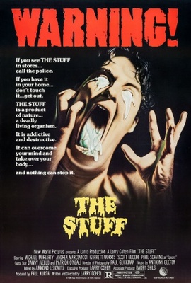 The Stuff movie poster (1985) wood print