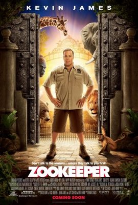 The Zookeeper movie poster (2011) wooden framed poster
