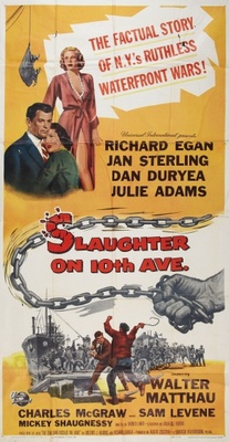 Slaughter on Tenth Avenue movie poster (1957) Stickers MOV_bcf18b88