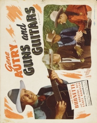 Guns and Guitars movie poster (1936) metal framed poster