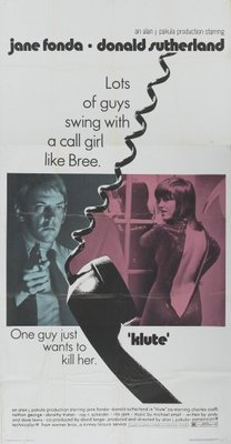 Klute movie poster (1971) t-shirt