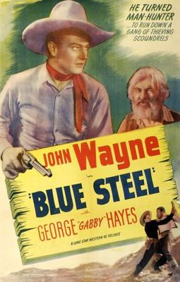 Blue Steel movie poster (1934) wood print