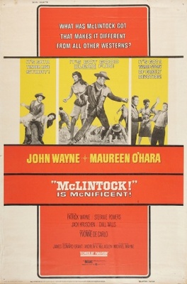 McLintock! movie poster (1963) canvas poster