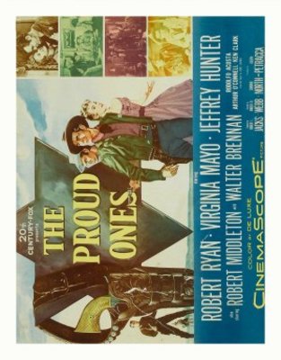 The Proud Ones movie poster (1956) pillow