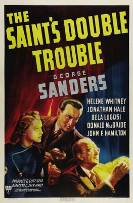 The Saint's Double Trouble movie poster (1940) poster with hanger