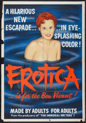 Erotica movie poster (1961) mouse pad