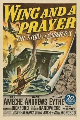 Wing and a Prayer movie poster (1944) canvas poster