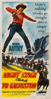 Night Stage to Galveston movie poster (1952) canvas poster