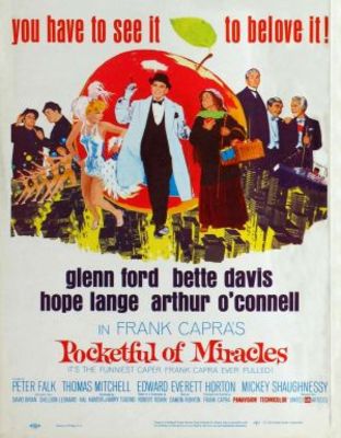 Pocketful of Miracles movie poster (1961) poster with hanger