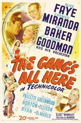 The Gang's All Here movie poster (1943) poster with hanger