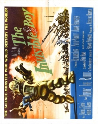 The Invisible Boy movie poster (1957) canvas poster