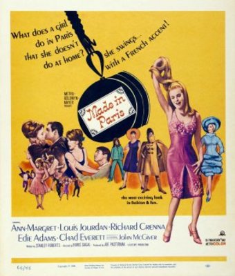 Made in Paris movie poster (1966) tote bag
