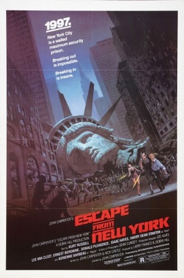 Escape From New York movie poster (1981) metal framed poster