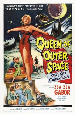 Queen of Outer Space movie poster (1958) mouse pad