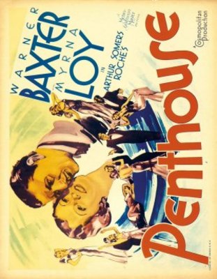 Penthouse movie poster (1933) canvas poster