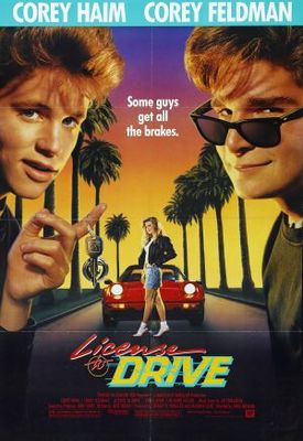 License to Drive movie poster (1988) wood print