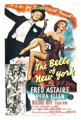 The Belle of New York movie poster (1952) metal framed poster
