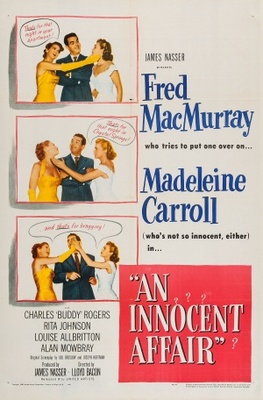 An Innocent Affair movie poster (1948) metal framed poster