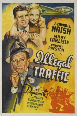 Illegal Traffic movie poster (1938) wooden framed poster