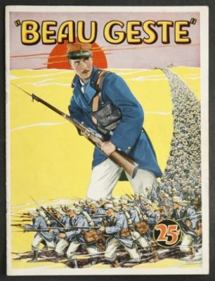 Beau Geste movie poster (1926) metal framed poster