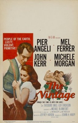 The Vintage movie poster (1957) wood print