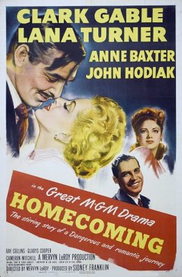 Homecoming movie poster (1948) poster with hanger