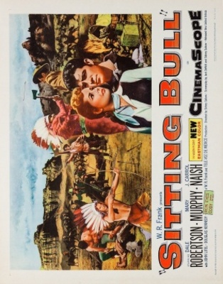Sitting Bull movie poster (1954) wood print