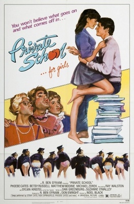 Private School movie poster (1983) poster with hanger