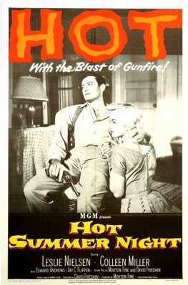 Hot Summer Night movie poster (1957) pillow