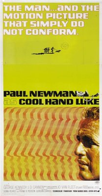 Cool Hand Luke movie poster (1967) wood print