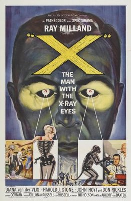 X movie poster (1963) tote bag