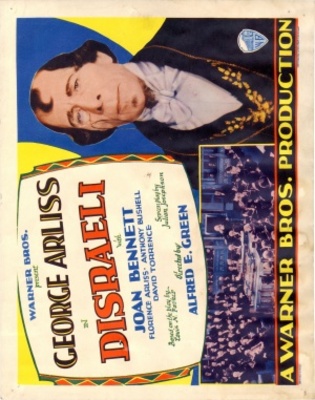 Disraeli movie poster (1929) canvas poster