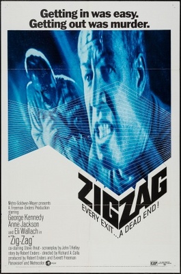 Zigzag movie poster (1970) canvas poster