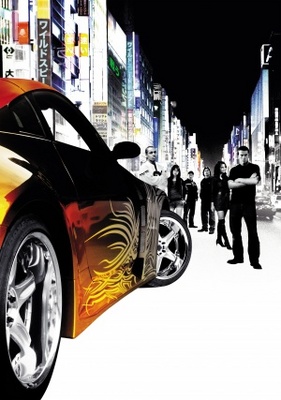 The Fast and the Furious: Tokyo Drift movie poster (2006) wood print