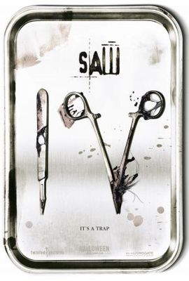Saw IV movie poster (2007) poster with hanger