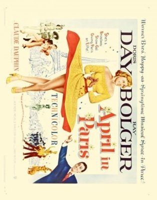 April in Paris movie poster (1952) pillow