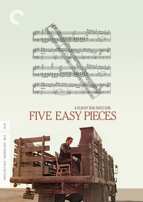 Five Easy Pieces movie poster (1970) wood print