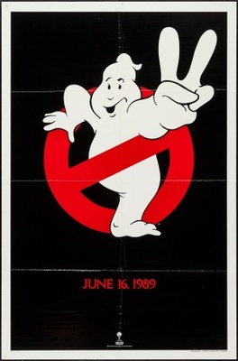 Ghostbusters II movie poster (1989) poster with hanger