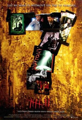 Se7en movie poster (1995) metal framed poster