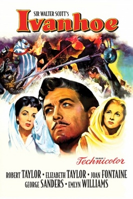 Ivanhoe movie poster (1952) metal framed poster