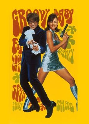 Austin Powers movie poster (1997) canvas poster