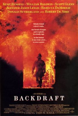 Backdraft movie poster (1991) wooden framed poster