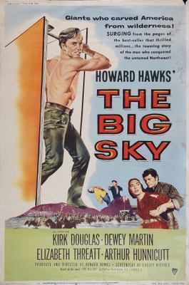 The Big Sky movie poster (1952) canvas poster