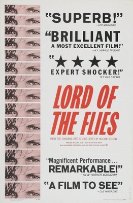 Lord of the Flies movie poster (1963) poster with hanger