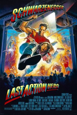 Last Action Hero movie poster (1993) canvas poster